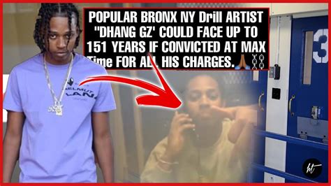 Dthang sentenced - If convicted of a variety of crimes, Bronx drill rapper D Thang could face up to 100 years in jail. He was arrested in the Bronx for gun possession and is currently being detained in NIC. Bronx Drill Rapper 'D Thang' and 22 others just got indicted on 65 Counts of Conspiracy to Commit Murder, Gun Posession and Attempted Murder.